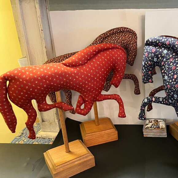 Country Calico Weathervane Horse - Picture 3 of 3